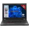 Lenovo ThinkPad, Pc portatile Intel Core i5-6th Pronto All'uso con Pacchetto Libre, Notebook Con Display HD da 15,6", Ram 32Gb, SSD 1Tb (Ricondizionato)