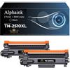 alphaink 2 Toner Compatibili con Brother TN2510XL TN-2510XL con Chip 3.000 copie per DCP L2620DW L2627DWE L2627DWXL L2660DW L2665DW HL L2400DWE L2445DW MFC L2800DW L2827DW L2827DWXL L2835DW L2960DW