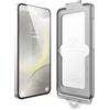 elago Vetro Temperato + Proteggi Schermo Compatibile con Samsung Galaxy S24, Durezza superficiale 9H, Anti-Impronte, Infrangibile, Copertura Completa Curva, Protezione dai Graffi