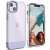 elago Custodia Glide compatibile con iPhone 14 Max Cover Case (6.7"), Design Semplice e Unico, Protettiva in TPU, Antiurto, Parti Miste e Abbinabili, Protezione Fotocamera (Clear/Viola)