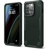 elago Custodia Armor Cover Compatibile con iPhone 14 Pro Case (6.1"), Protezione Anticaduta di Livello Militare USA, Protettiva, Struttura in Fibra di Carbonio, Design Robusto, Antiurto (Verde Scuro)