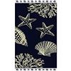 BIANCHERIAWEB Telo Mare Spugna Jacquard Asciugamano Spiaggia Piscina Fantasia Colorata Disegno Baleari Notte