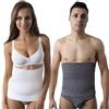Beman 5051 - Pancera Contenitiva in Cotone Uomo Donna, Fascia Lombare, Supporto Schiena, Fascia Elastica Addominale, Fascia per la Schiena Anallergica (Nero, 4)