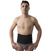 Beman 555 - Pancera in Lana Merinos e Cotone Sulla Pelle Uomo Donna Contenitiva, Termocintura Scalda Pancia, Fascia Lombare Elastica, Supporto schiena Anallergica H.22cm (Nero, 6)