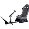 Rebblers GT Simulatore di Guida con Sedile Avvolgente E Supporto Cambio per Gare Rally, GT e Formula Compatibile con Tutti i Volanti e Pedali, per PC e Console (grigio)