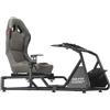 Rebblers SIMR1000 Simulatore Guida Professionale - Sedile Racing Avvolgente con Supporto Cambio e Freno a Mano - Regolabile F1/GT/Rally - Compatibile Tutti i Volanti Gaming - PC/Console (Grigio)