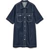 VERO MODA Short Dress Vmfenja Ga Noos-Pantaloncini in Denim a 2/4, Blu Jeans Scuro, S Donna