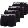 pierre cardin underwear Pierre Cardin Pc/1/Bc/Pk4 Boxer Corti, Grigio/Bianco/Rosso/Nero, XL (Pacco da 4) Homme