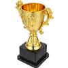 BESPORTBLE 1 trofeo di plastica da 18 cm, trofeo d'oro per bambini, competizioni sportive, ricompensa, vincitore, scuola e asilo