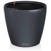 Lechuza Vaso di fiori Classico Color LS grigio ardesia con sistema di irrigazione, diametro 22 × 20 cm, 14261