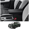CDEFG Compatibile con Citroën C3 Aircross 2025 Facelift Bracciolo Centrale Bracciolo Copertura Protezione antigraffio Console Centrale Similpelle Bracciolo Box Cover Auto Accessori