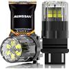 AUHSSAN 3157 Lampadine LED, 6000K Xenon Bianco 6.5W 12V 24V T25 P27/7W 3156 P27W Super Luminoso per la Luci di Retromarcia, Luce Di Parcheggio, Lampadina a Coda, Lampada di Luce Diurna (2 Pezzis)