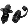 Yuanjoy Spina per rimorchio a 3 Pin, Presa per rimorchio a 3 Pin Impermeabile, connettori per Presa a Spina a 3 Pin 12V, 4 Punti