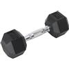 FFitness Manubrio Esagonale da 5Kg Peso Palestra Fitness Bilanciere Ergonomico Professionale Hexagon Dumbells