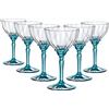 Bormioli Rocco Argon Tableware Rosa Champagne Flutes - Hen Do Partito tostatura bicchieri - 220ml - Pink - Confezione da 2
