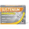 Sustenium Immuno - Integratore alimentare a base di Vitamine del gruppo B, C, Zinco e aminoacidi specifici. Per Energia e Difese immunitarie. Confezione da 14 bustine