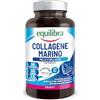 Equilibra, Collagene Marino Idrolizzato Naticol, 90 Compresse, 1200 mg Collagene per Dose, 80 mg Vitamina C per Dose, Collagene Tipo I e III, Mantenimento del Tono e dell'Elasticità della Pelle