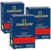 Omegor Omega 3 Krill OMEGOR - Olio di Krill Puro con Astaxantina, Colina, Omega-3 EPA e DHA ad Alta Biodisponibilità - Senza Retrogusto - 60 cps (Confezione da 3)