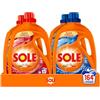Sole Detersivo Lavatrice 164 lavaggi: Bianco Splendente 82 Lavaggi, Proteggi Colore 82 lavaggi, 4x41. Formula igienizzante, Rimuove le macchie a basse temperature
