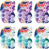 Bref WC Luxury Narciso Sublime+Fiore di Luna Detergente Profumatore in Pastiglie Igienizzante Bagno, Pulito, Fresco, 6 Confezioni da 2 Pezzi