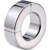 Future of your pleasure Sensual FOPS Anello Ritardante Eiaculazione Uomo 6cm ⌀3.5cm Acciaio Inox 216g Magnetico Cock Ring Ballstretcher Sex Toys Uomo Per Piacere Intenso Discreto Stimolazione Potente Erezioni Prolungate N05-20S