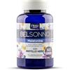 FRAU BEL SONNO Melatonina 365 Compresse Masticabili, Un Anno di Scorta, Integratore Alimentare per Favorire il Sonno con Valeriana, Camomilla, Lavanda e Vitamina B6, Gusto Mirtillo