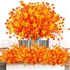 ROLLWAY 6 fasci di fiori artificiali per esterni, fiore autunnali, pianta da balcone, artificiale