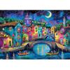 NEWENMO DIY Città Italiana Diamond Painting Kit per Adulti,5D Case Colorate Pittura Diamante Kit,Fai Da Te Paesaggio Diamond Art Kit Completo,per Adulti Principianti Decorazione Casa 30x40cm
