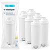 Wessper Filtro Acqua Macchina Caffè, con Macchinetta Caffe Delonghi 6 Pezzi | cartucce filtro acqua, compatibili con macchina caffè de longhi DLSC002, SER3017 & 5513292811 ECAM, ESAM, ETAM, SECAM