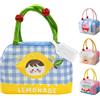 Shyllin Borsa Termica Piccola, 4.5L Mini Borsa Termica Porta Pranzo Bambini Ragazzo, Lunch Bag, Frigo, Porta Pranzo Bambini Termico, per la Scuola Materna, il Picnic (Giallo, S)