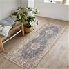 artyrugs Tappeto Lavabile in Lavatrice, 80x150cm, 75% Cotone Riciclato, Pelo Corto, Fondo Antiscivolo, Tappeti per Soggiorno, Camera da Letto, Cucina, Corridoio, Ufficio, Deserto Notturno