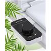 DUMALD Bidet per WC - Water Bidet Incorporato Igiene Intima - WC che fa da bidet - WC con Bidet Integrato - Bidet Portatile per WC Giapponese (NERO)
