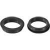 QUARKZMAN 2pz Guarnizioni in Gomma 2-9/16(65mm) Foro di Perforazione, 2-1/8(54mm) ID Foro Tappo Foro a Cilindro in Gomma Silicone Nera Guarnizione Tappo Foro per Cablaggio, Automobilistico