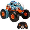 Hot Wheels Monster Trucks Macchina Telecomandata Rhinomite Trasformabile in scala 1:12 si