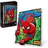 LEGO Art Amazing Spider-Man 31209 Blocchi Giocattolo Present American Comics ...