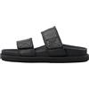 CA'SHOTT A/S Caskimmi Velcro Slide Leather, Sandali scorrevoli Donna, Nero, 38 EU