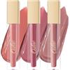 OULAC Kit Rossetti Liquidi Matte - Set 3 Tinte Labbra a Lunga Tenuta 12H - Finish Cremoso & Coprente - Formula Senza Trasferimento - Con Vitamina E - Vegan & Cruelty Free - 4,5ml x3(M11+M12+M24)