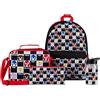 Get Trend SONIC THE HEDGEHOG Zainetto Bambino Set 4 Pz Borraccia 400ml Astuccio Isolato Borsa Portapranzo Accessori Scuola