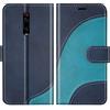BoxTii Cover per Xiaomi Mi 9T / Mi 9T PRO/Redmi K20 / Redmi K20 PRO, Custodia in PU Pelle Portafoglio per Xiaomi Mi 9T / Mi 9T PRO/Redmi K20, Magnetica Cover a Libro con Slot per Schede, Blu