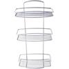 Metaltex Mensola Rettangolare 3 Piani 26 x 11 x 53 cm