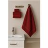 Corredocasa Set 3 Asciugamani Bagno Viso, Bidet e Telo Doccia - Made in Italy in Morbida Spugna 100% Cotone Kit Completo, Tris Bagno: Asciugamano Grande 100x150, Mani 55x105, Ospite 40x60 (Bordeaux)