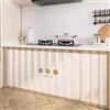 BUNQQF Tende Cucina Porta Finestra, Flanella Tenda Scaffale, Tende Oscuranti Antipolvere Armadio, Tendina Sottolavello Bagno per Scarpiera, Tendina Armadietti, Libreria, con Binari Scorrimento Autoadesivi