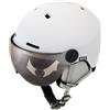 meteor Casco da Sci e Snowboard con Occhiali - per Giovani e Adulti - Regolabile Ski Helmet per Gli Sport Invernali - Leggero Ventilato