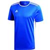 adidas Entrada 18 Maglietta, Blu (Bold Blue/White), XXL Uomo