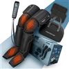 PORTENTUM Pressoterapia linfodrenaggio - Massaggiatore gambe con calore regolabile - 5 intensità compressione ad aria - Telecomando - Sollievo gambe stanche e migliore circolazione - Borsa trasporto