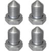 Adunsiaoto 4 Pezzi Tappo Scarico Dell'olio Magnetico, Vite Scarico Dell'olio Magnetica, Tappo Di Scarico Olio Con Anello Di Tenuta, Auto Tappo Di Scarico-Olio Magnetico Coppa Dado Scaricos Olio-Vite