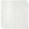 Jollein Riverside - Panno in mussola per bambini, confezione da 2 pezzi, 115 x 115 cm, 100% cotone, certificato Oeko-Tex