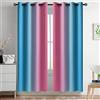 Yakamok Tende sfumate rosa e blu per camera da letto, tende oscuranti con occhielli, isolate termicamente dalla luce, per soggiorno, 132 x 183 cm, 2 pannelli