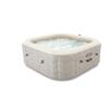 Intex 28472NP - Idromassaggio Gonfiabile Quadrato PureSpa Chevron Deluxe, 6 Posti, 170 Getti, PVC, Multicolore, 196x196x71 cm