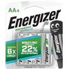 Energizer Batterie Ricaricabili AA, Recharge Extreme, Confezione da 4